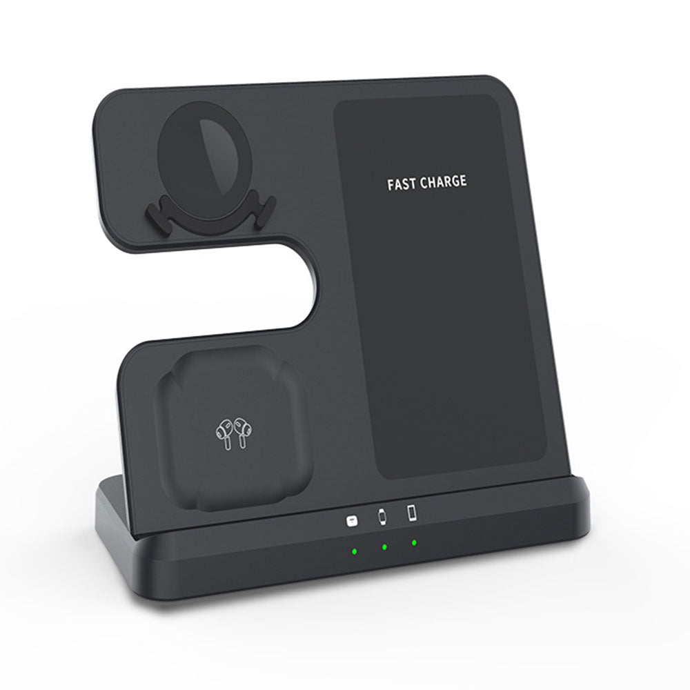 3 in 1 Wireless Fast Charging Station for Android iOS