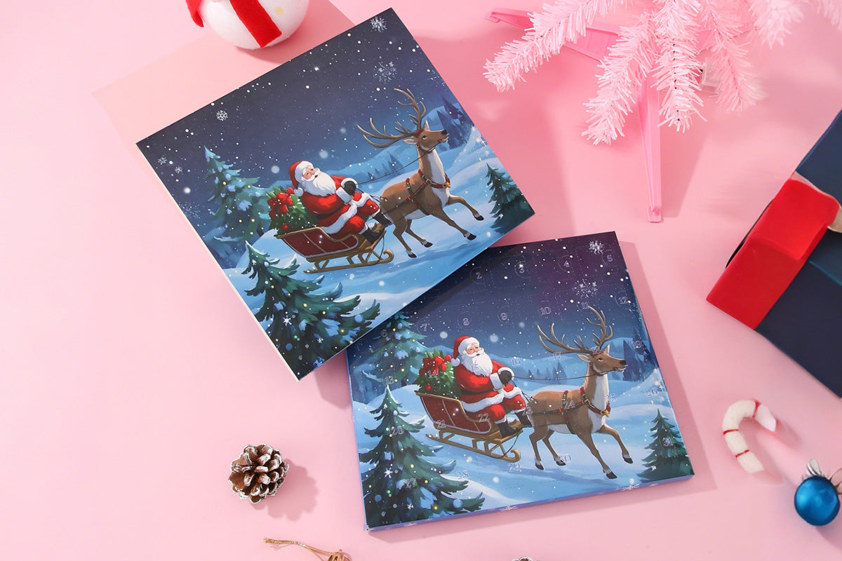 31-Day Advent Calendar Necklace Bracelets for Girls DIY Jewelry Making Kit