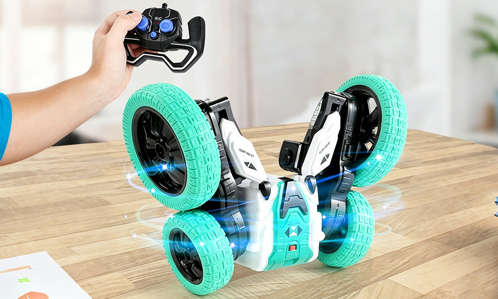 2.4G RC Stunt Car 360 Degree Remote Control Toy Car with LED Lights