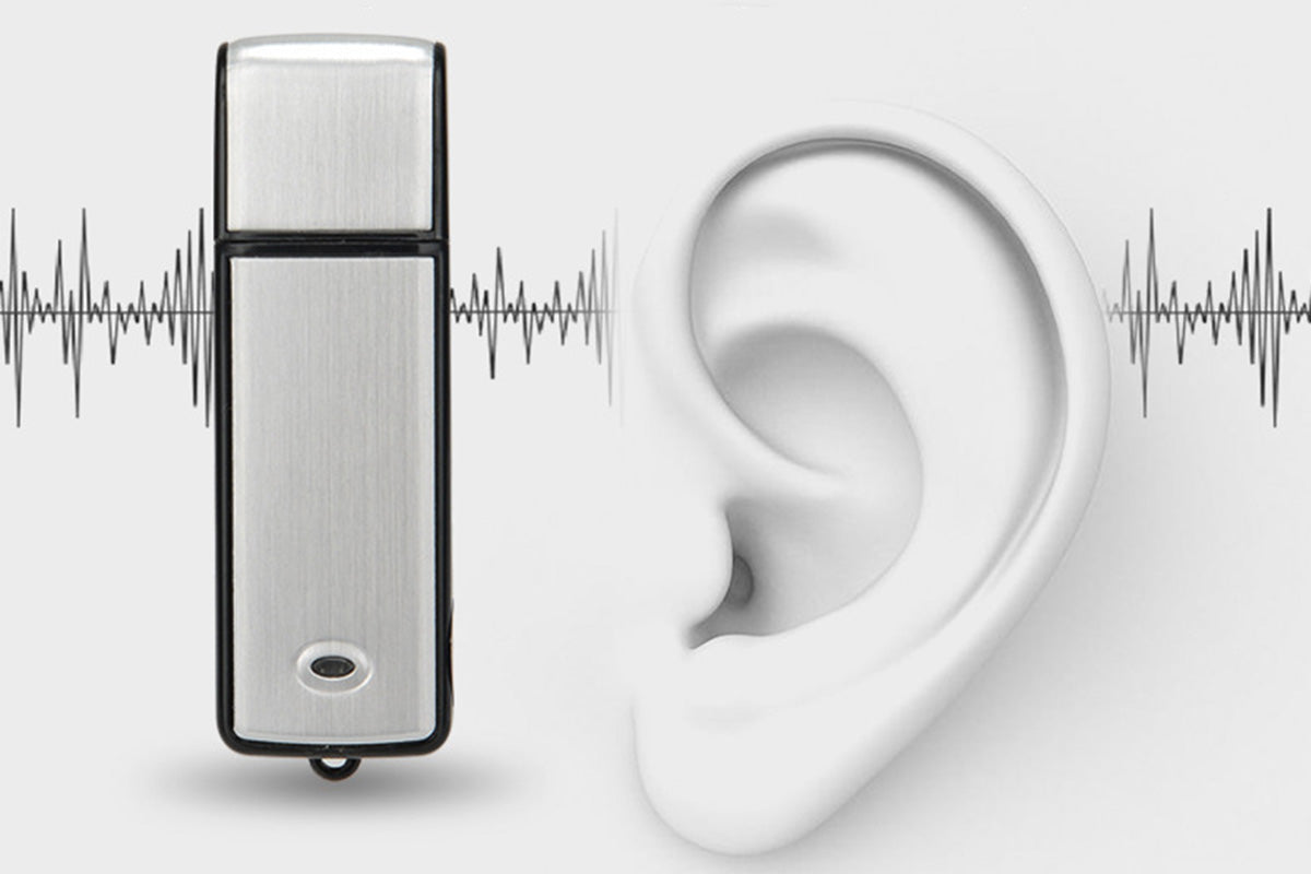 8GB Voice Recorder USB Drive with Voice Activated Recording for Meetings Lectures