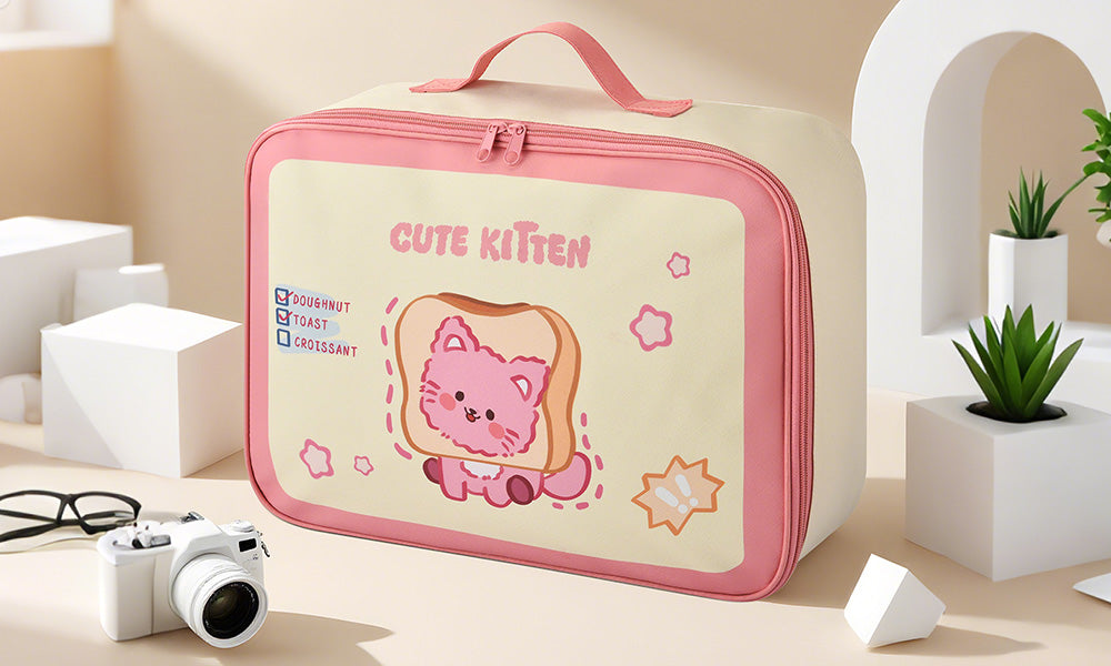 Lightweight Travel Organizer Bag with Multiple Compartments for Efficient Packing