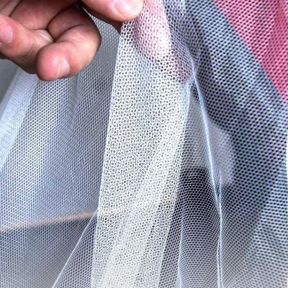 2Pcs Stroller Mosquito Net Full Cover Bug Net Protective Net - White
