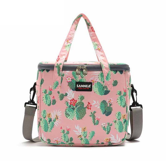 Portable Oxford Cloth Thermal Lunch Bag Insulated Cooler Bag - Style 2