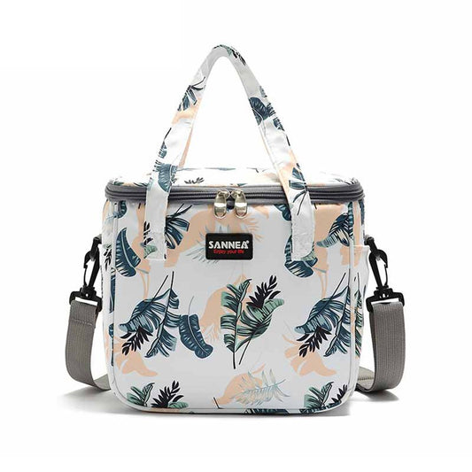 Portable Oxford Cloth Thermal Lunch Bag Insulated Cooler Bag - Style 3