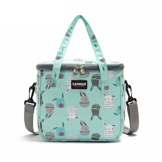 Portable Oxford Cloth Thermal Lunch Bag Insulated Cooler Bag - Style 4