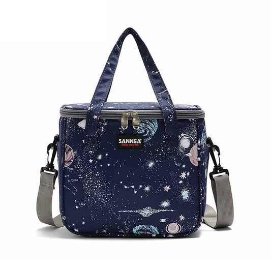 Portable Oxford Cloth Thermal Lunch Bag Insulated Cooler Bag - Style 5