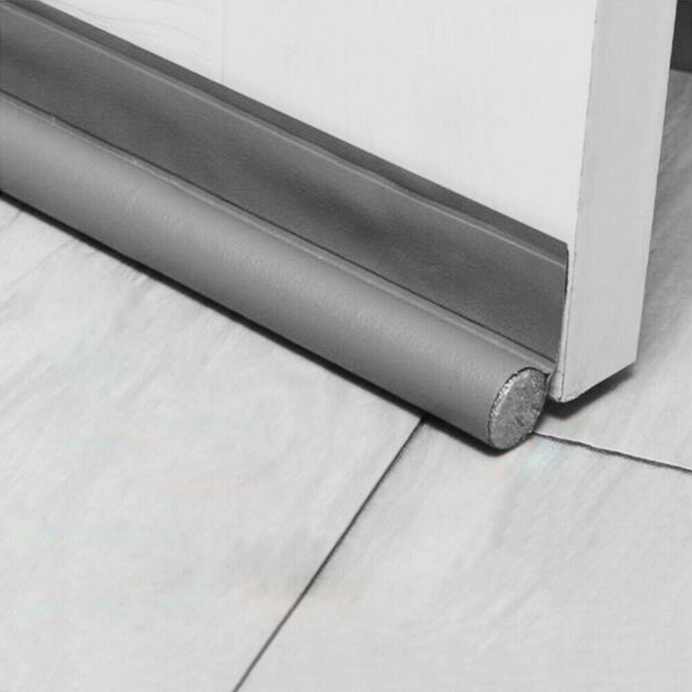 1Pc Door Bottom Sealing Strip Door Draft Stopper Grey