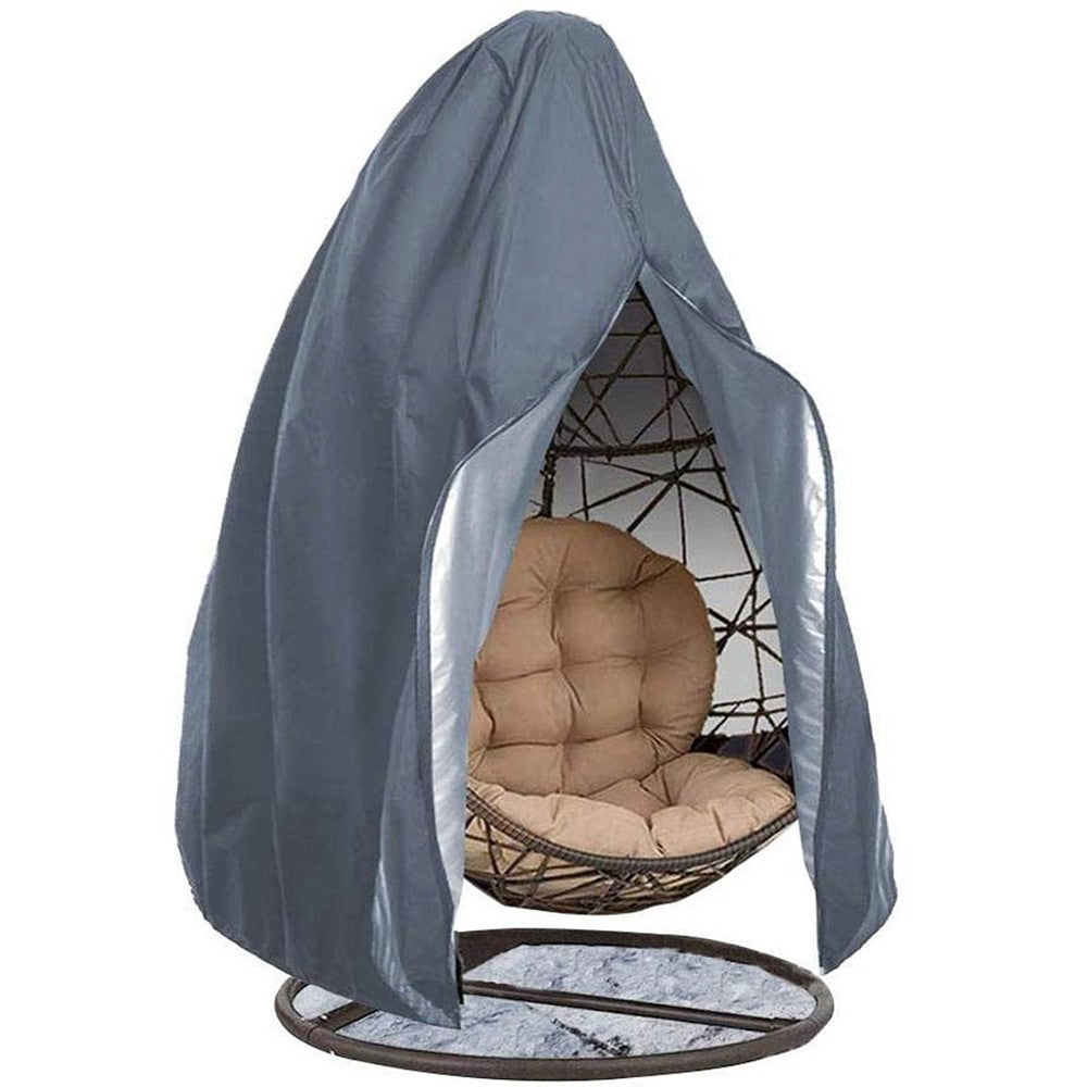 230x200cm Waterproof Patio Egg Chair Cover Hanging Egg Swing Chair Cover - Grey