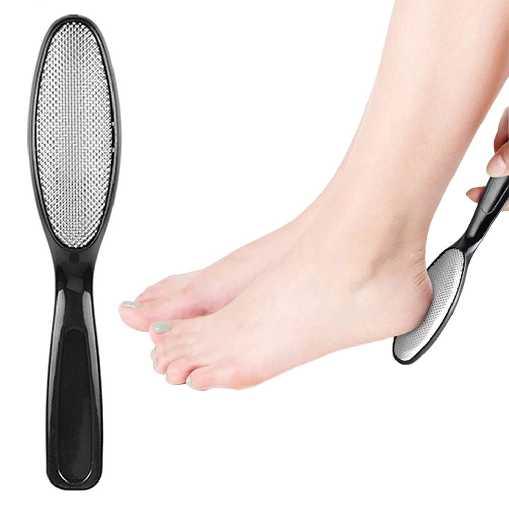 Electric Foot File Callus Remover with 10-Piece Pedicure Tool Set - Black