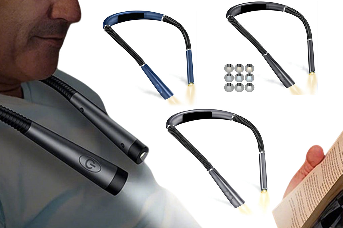 LED Neck Reading Light Book Light for Reading in Bed