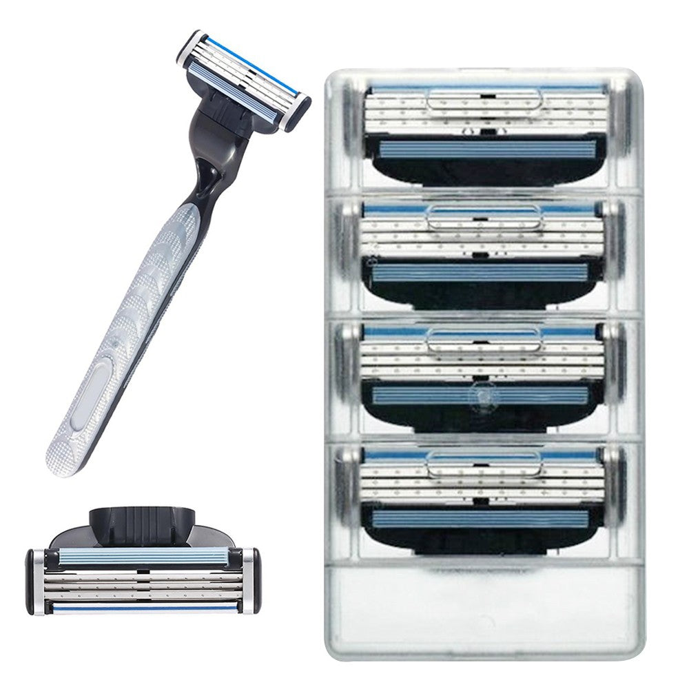 Non Brand 16Pcs 3 Layer Razor Blades Refills Compatible for Gillette March3