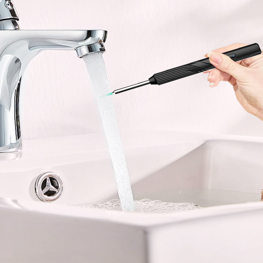 Wireless Otoscope Ear Wax Remover WiFi Earwax Removal Tool with Ear Camera-Black