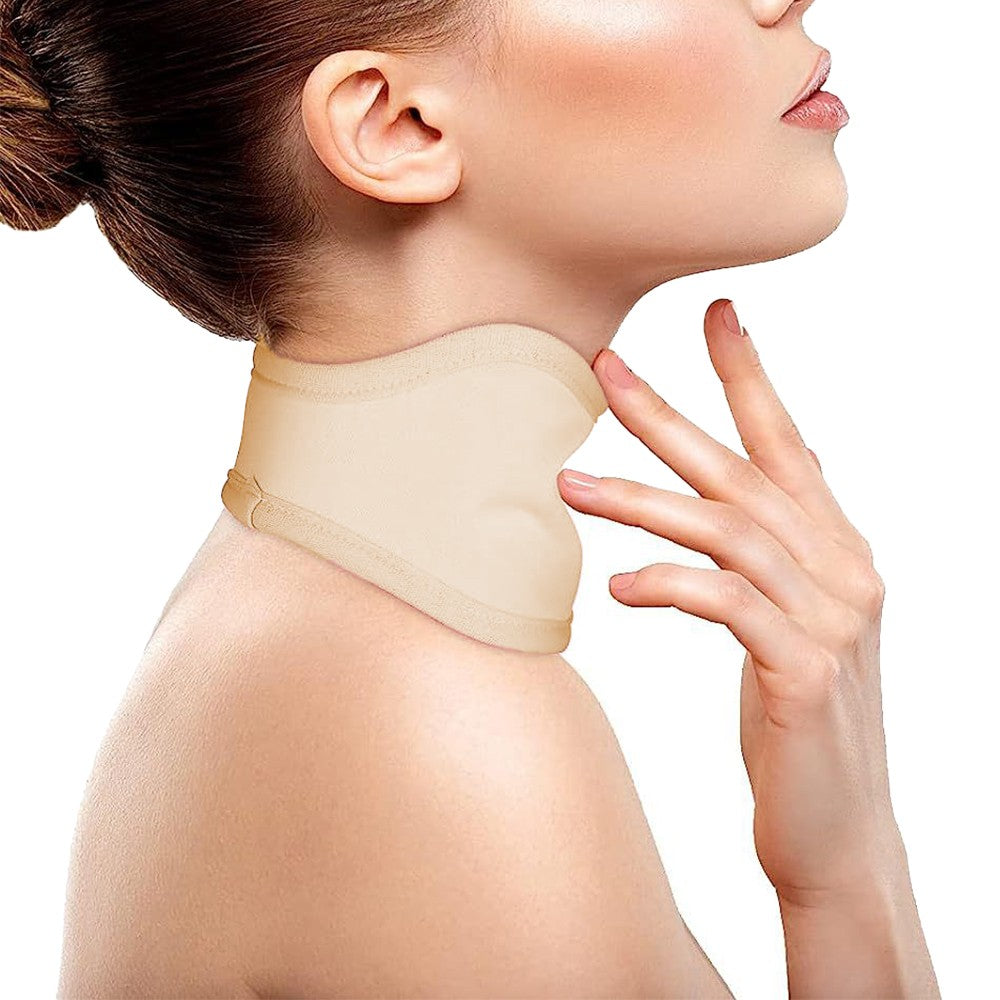 4Pcs Reusable Castor Oil Wrap Kit Compression Pack for Waist Neck Breast - Khaki