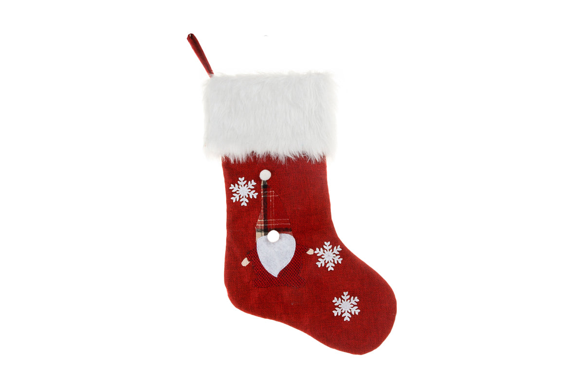 4Pcs Christmas Stocking With Lights Pendant Sock for Home Party Decor