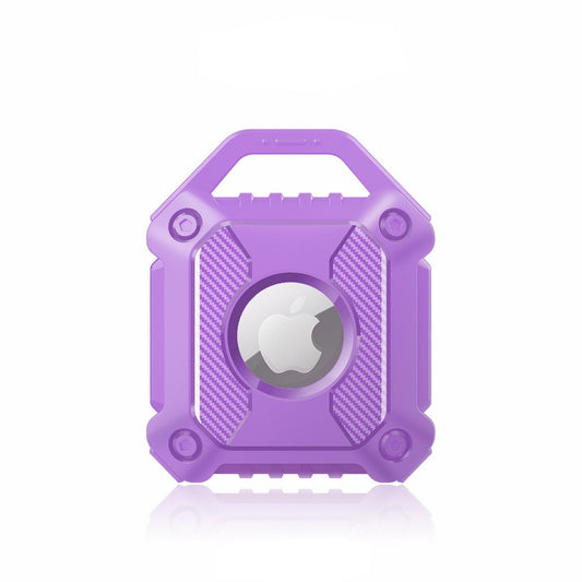 1Pc for Apple AirTag Water-resistant Protective Case Holder - Purple
