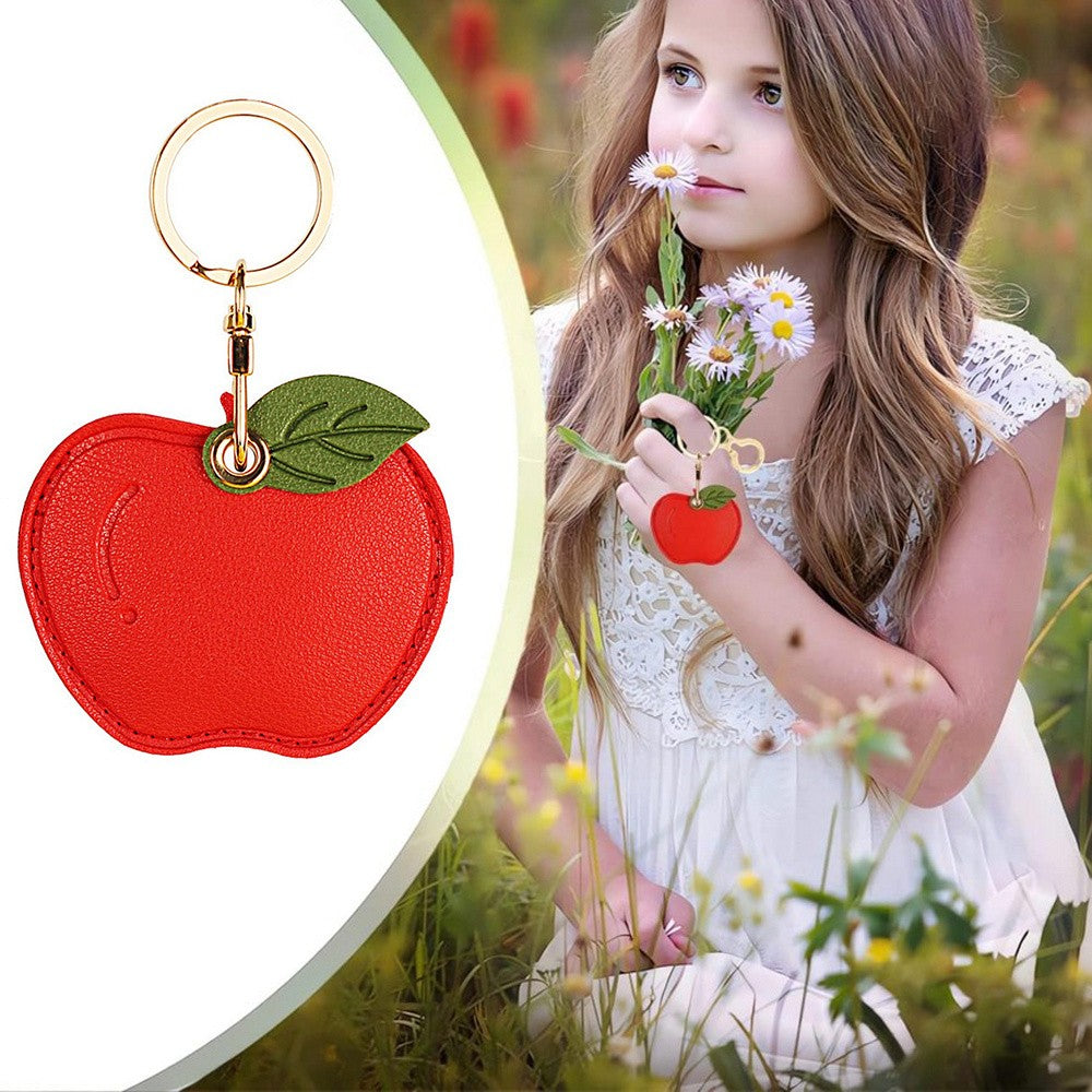 1Pc for Apple AirTag Protective Case Holder with Keychain Ring - Apple