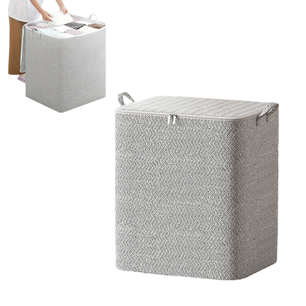 Folding Storage Bag for Organizing Clothing Quilts