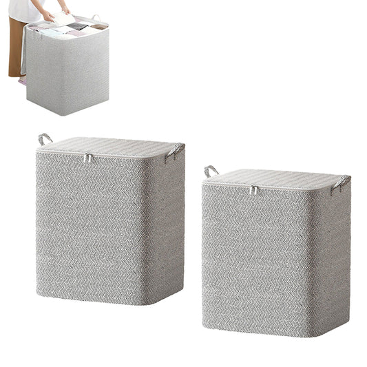 2Pcs Folding Storage Bag for Organizing Clothing Quilts