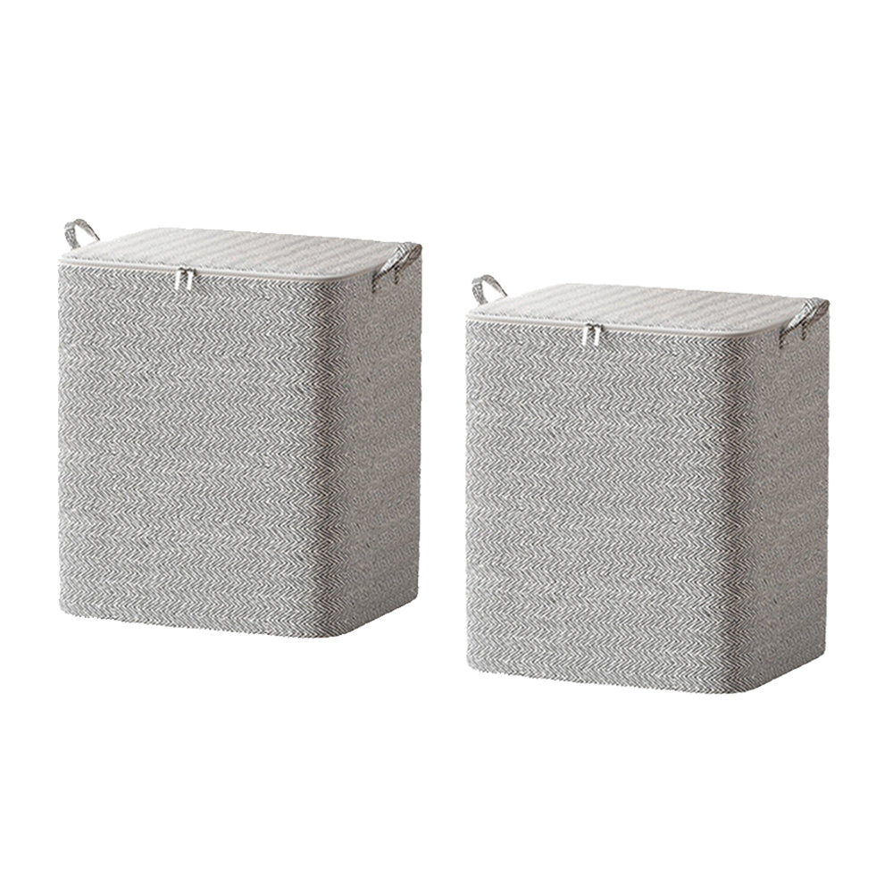 2Pcs Folding Storage Bag for Organizing Clothing Quilts