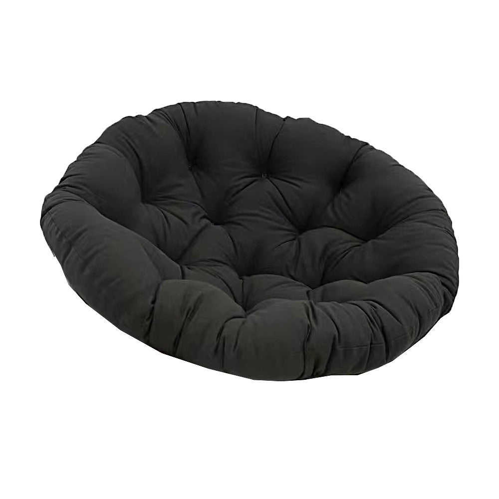 100cm Comfort Papasan Chair Cushion Stuffed Swing Chair Cushion Pad Black