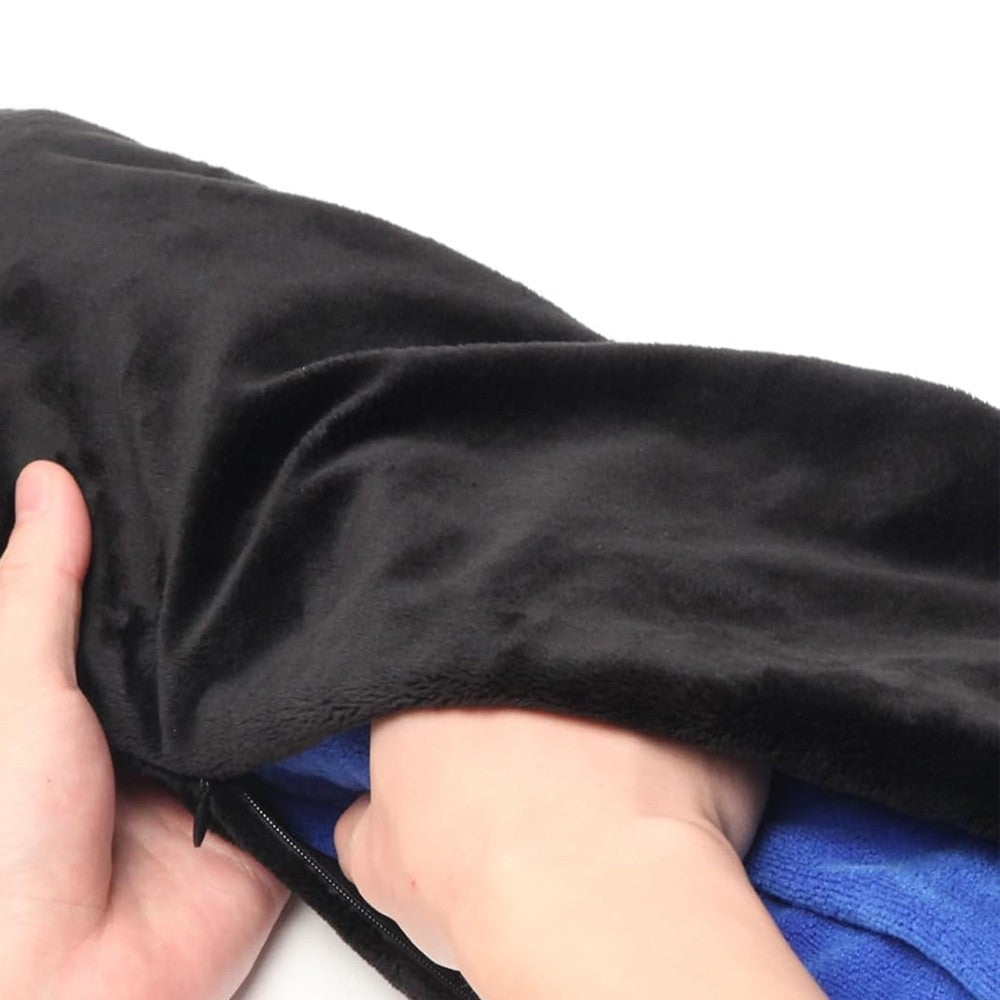 1Pc Stuffable Travel Neck Pillow Carry-On Luggage Unfilled Pillowcase - Style 2