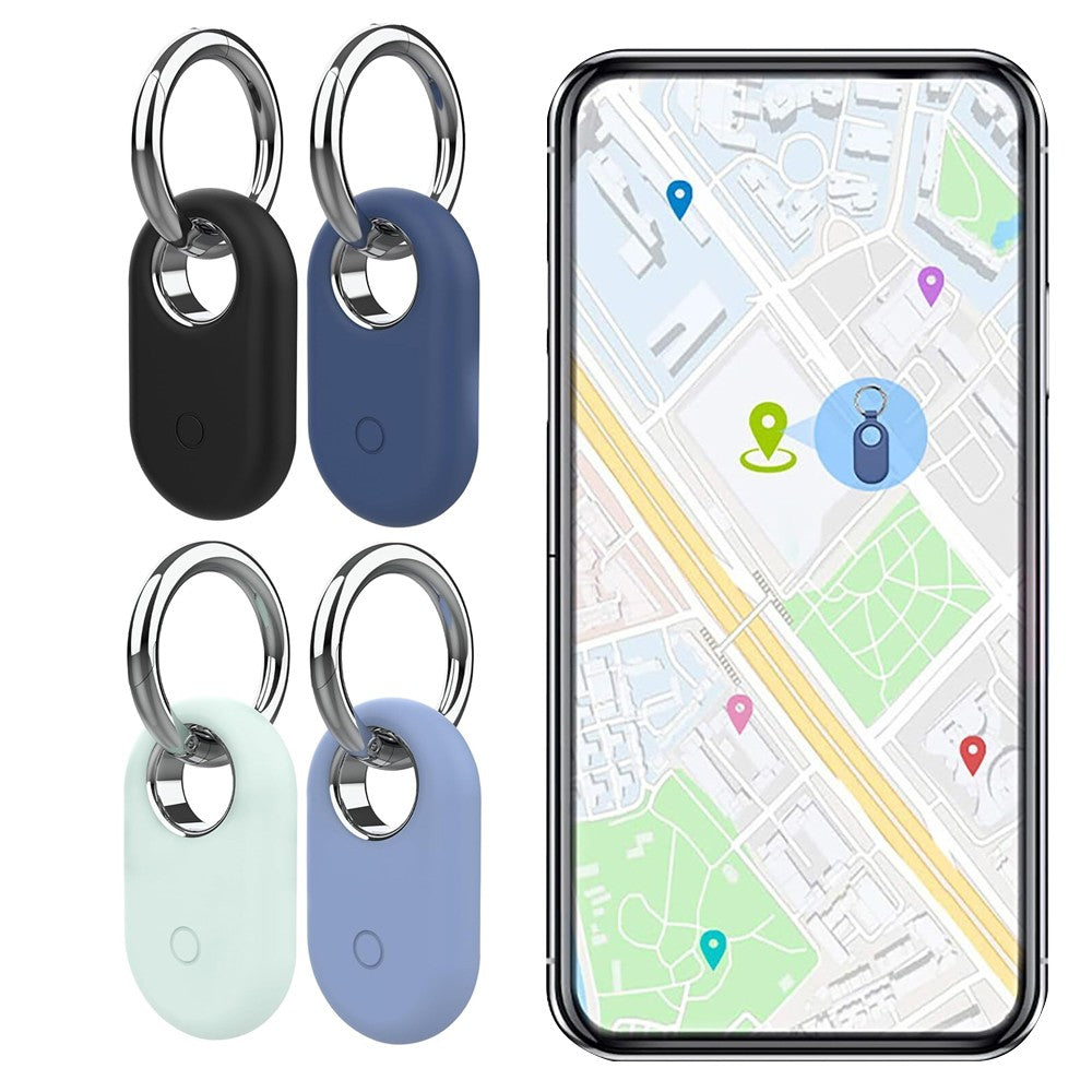 4Pcs for Samsung SmartTag 2 Shockproof Silicone Case Pet Collar Holder - Style 2