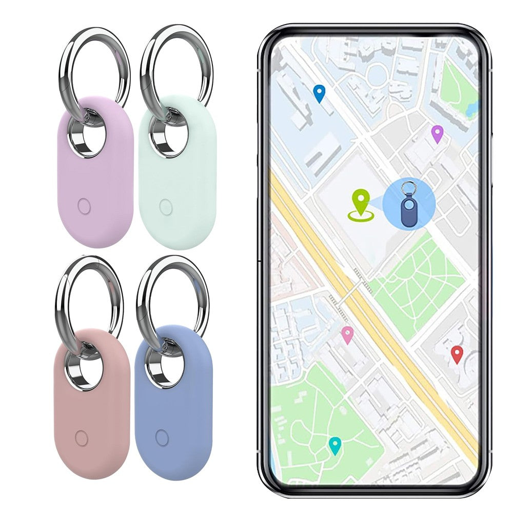 4Pcs for Samsung SmartTag 2 Shockproof Silicone Case Pet Collar Holder - Style 3