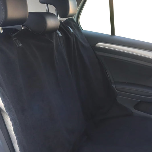 1Pc Car Rear Seat Cover Auto Backseat Protector - Black