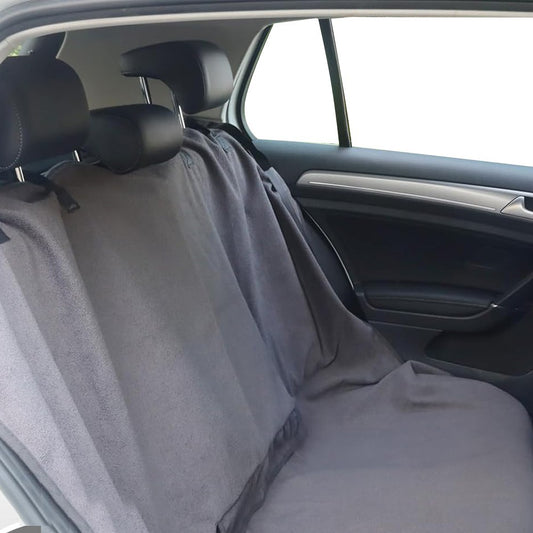 1Pc Car Rear Seat Cover Auto Backseat Protector - Grey