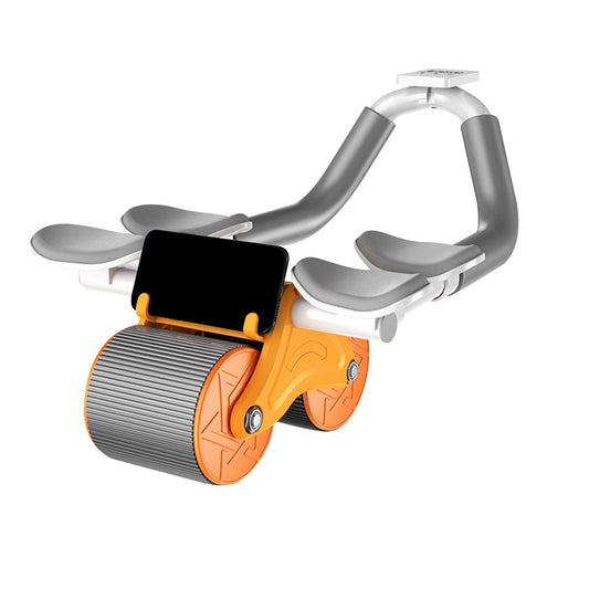 Automatic Rebound Abdominal Wheel Ab Exercise Roller with 4 Elbow Supports