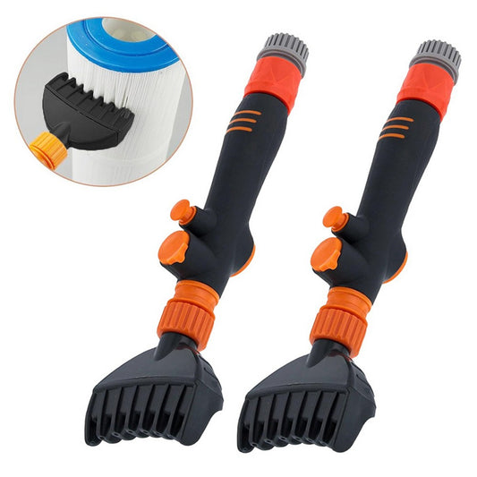 2Pcs Pool Filter Cartridge Cleaner Cartridge Cleaning Brush