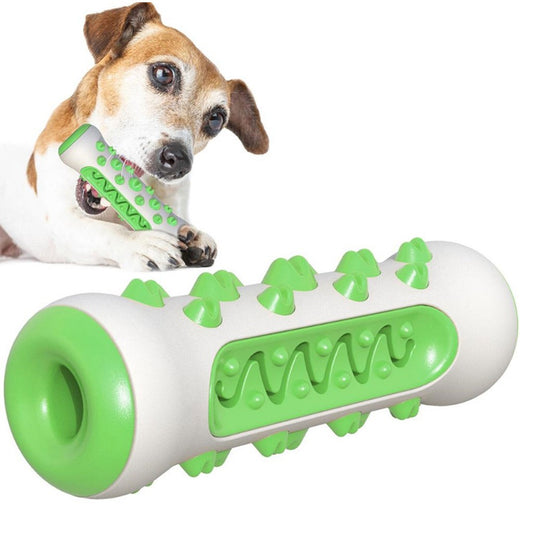 1Pc Dog Chew Toy Dog Teeth Cleaning Toy Pet Interactive Toy - Green