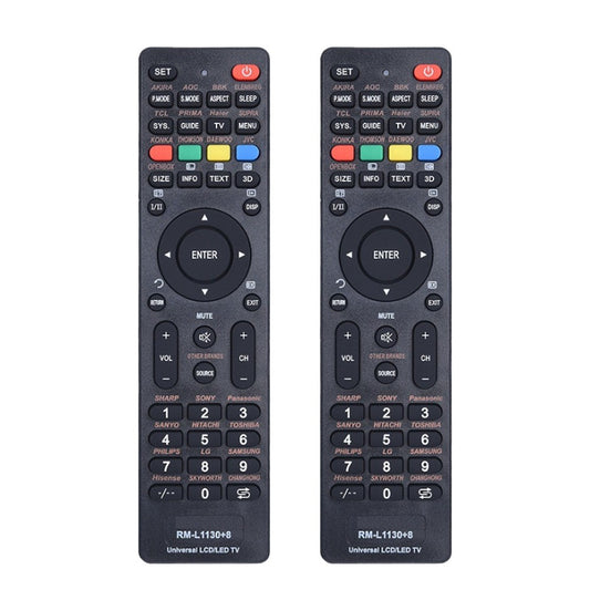 2Pcs Universal Smart TV Remote Control for LG Samsung Hisense TCL and More Brand