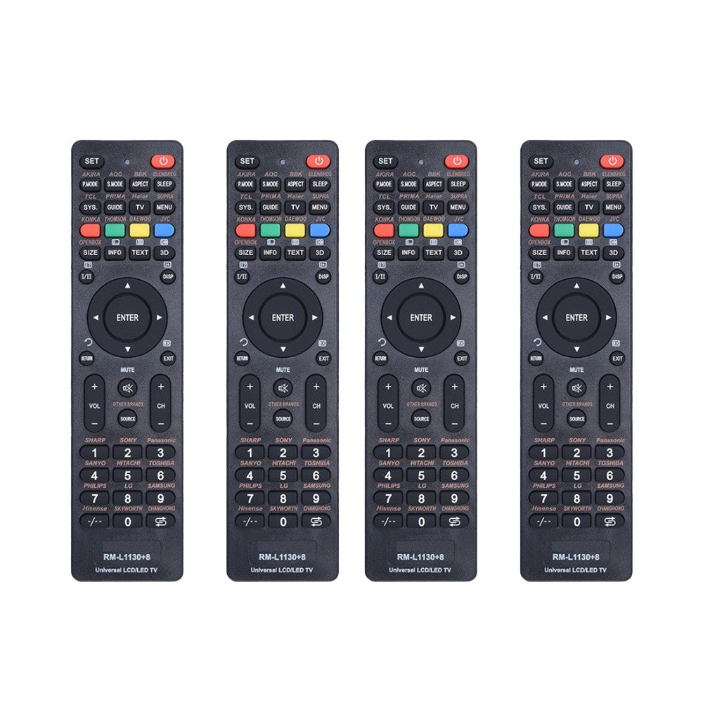 4Pcs Universal Smart TV Remote Control for LG Samsung Hisense TCL and More Brand
