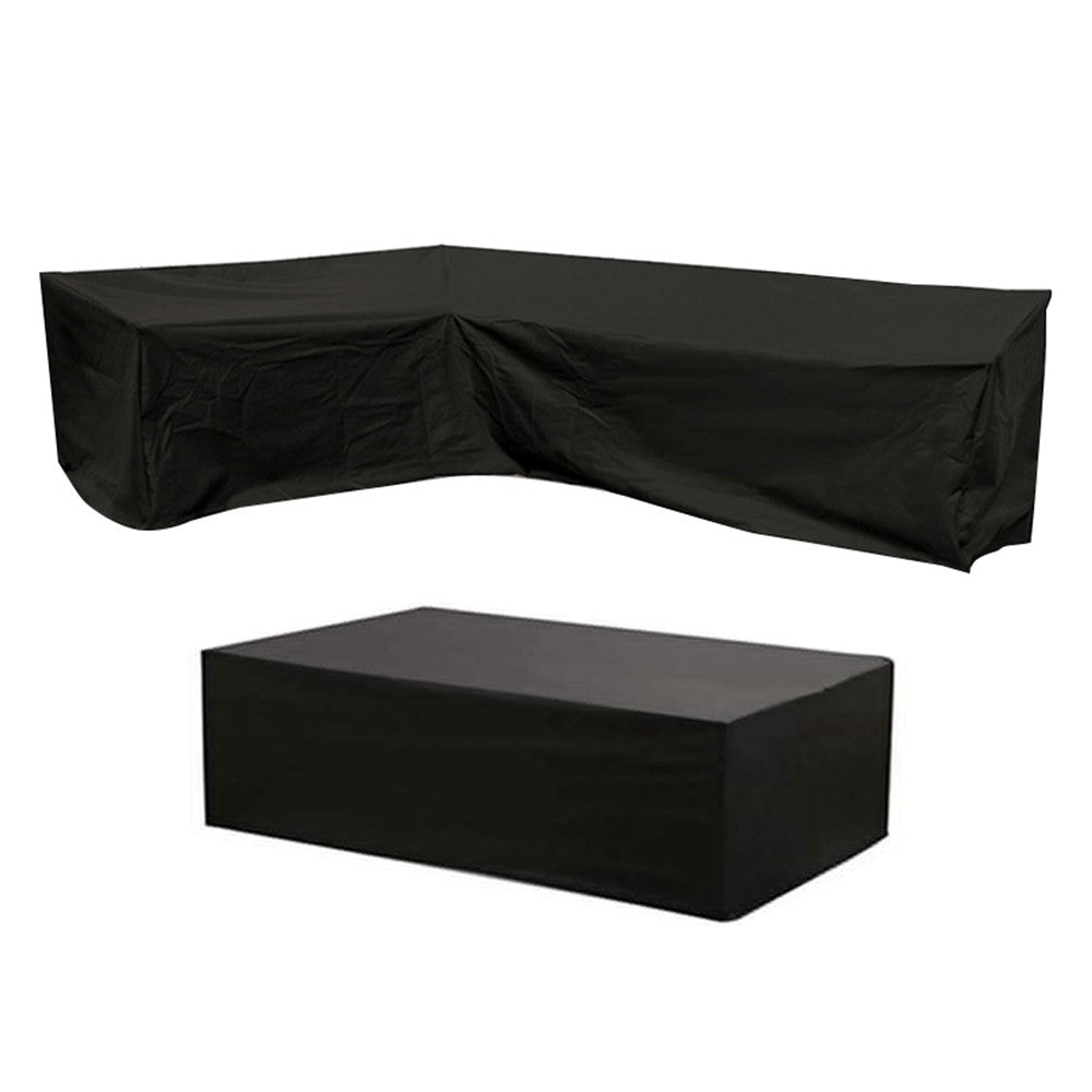 Waterproof L-Shape Outdoor Sectional Sofa Cover Furniture Cover - Style 5