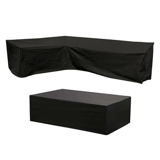 Waterproof L-Shape Outdoor Sectional Sofa Cover Furniture Cover - Style 7