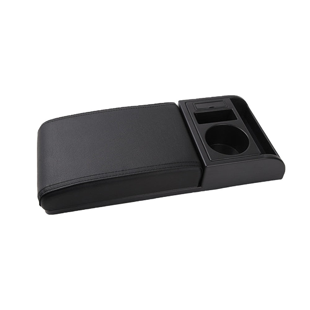 Car Armrest Booster Cushion with Cup Holder Car Center Console Cover Accessories