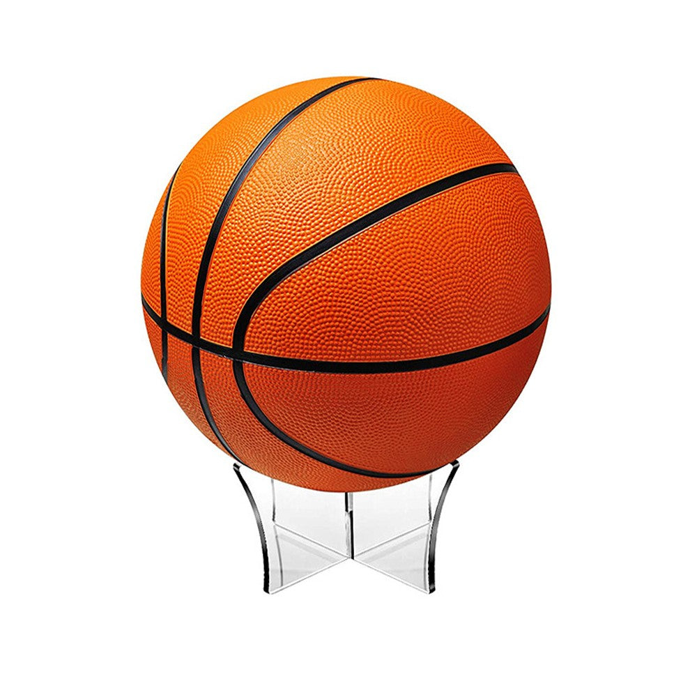 3Pcs Ball Display Stand Clear Acrylic Ball Support Holder for Basketball Soccer