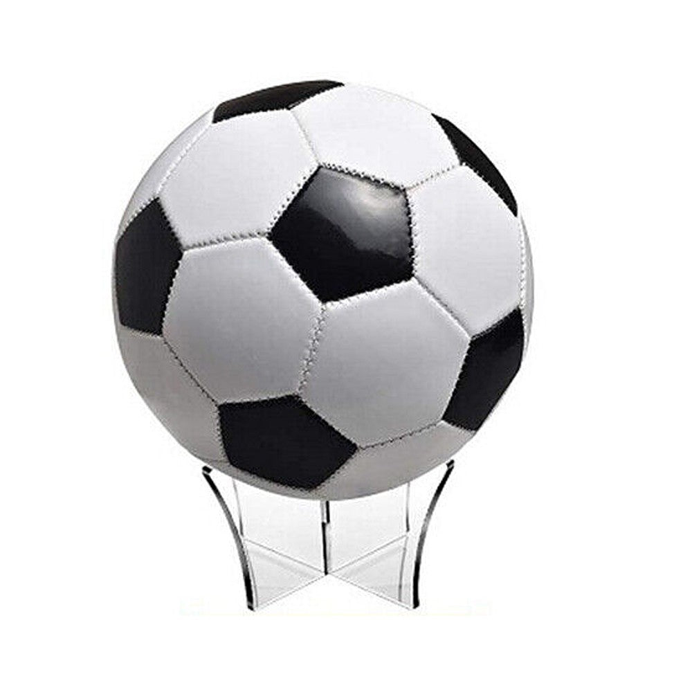 3Pcs Ball Display Stand Clear Acrylic Ball Support Holder for Basketball Soccer