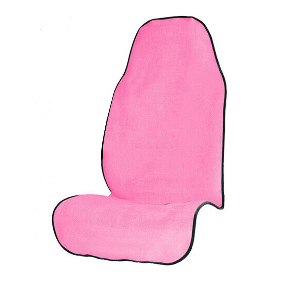 1Pc Car Front Seat Cover Sports Sweat Towel Car Seat Protector Mat - Pink