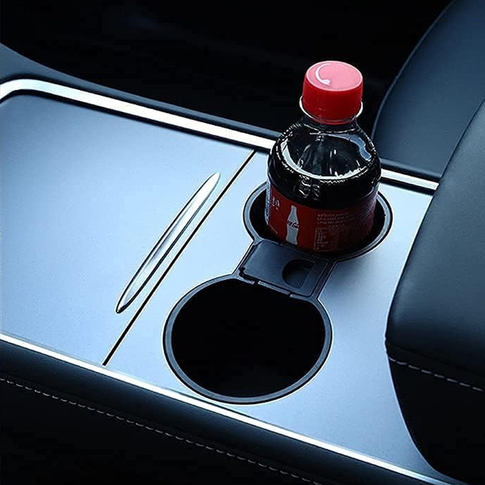 For Tesla Model 3/Y 4-Piece Flocked Hidden Center Console Organizer Tray Set