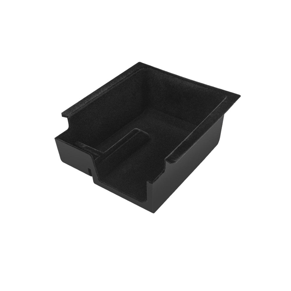 For Tesla Model 3/Y 4-Piece Flocked Hidden Center Console Organizer Tray Set
