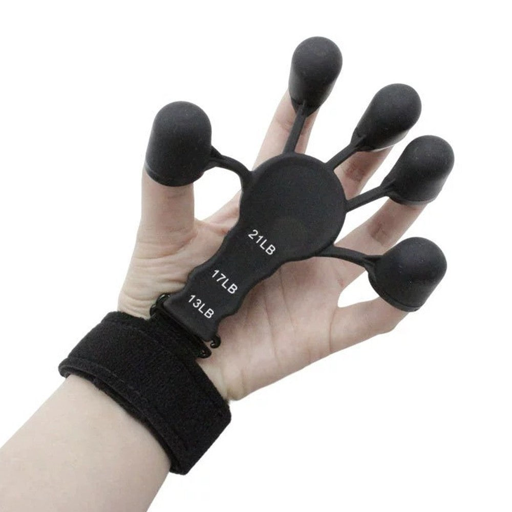 4Pcs Finger Exerciser Hand Grip Strength Trainer Finger Strengthener