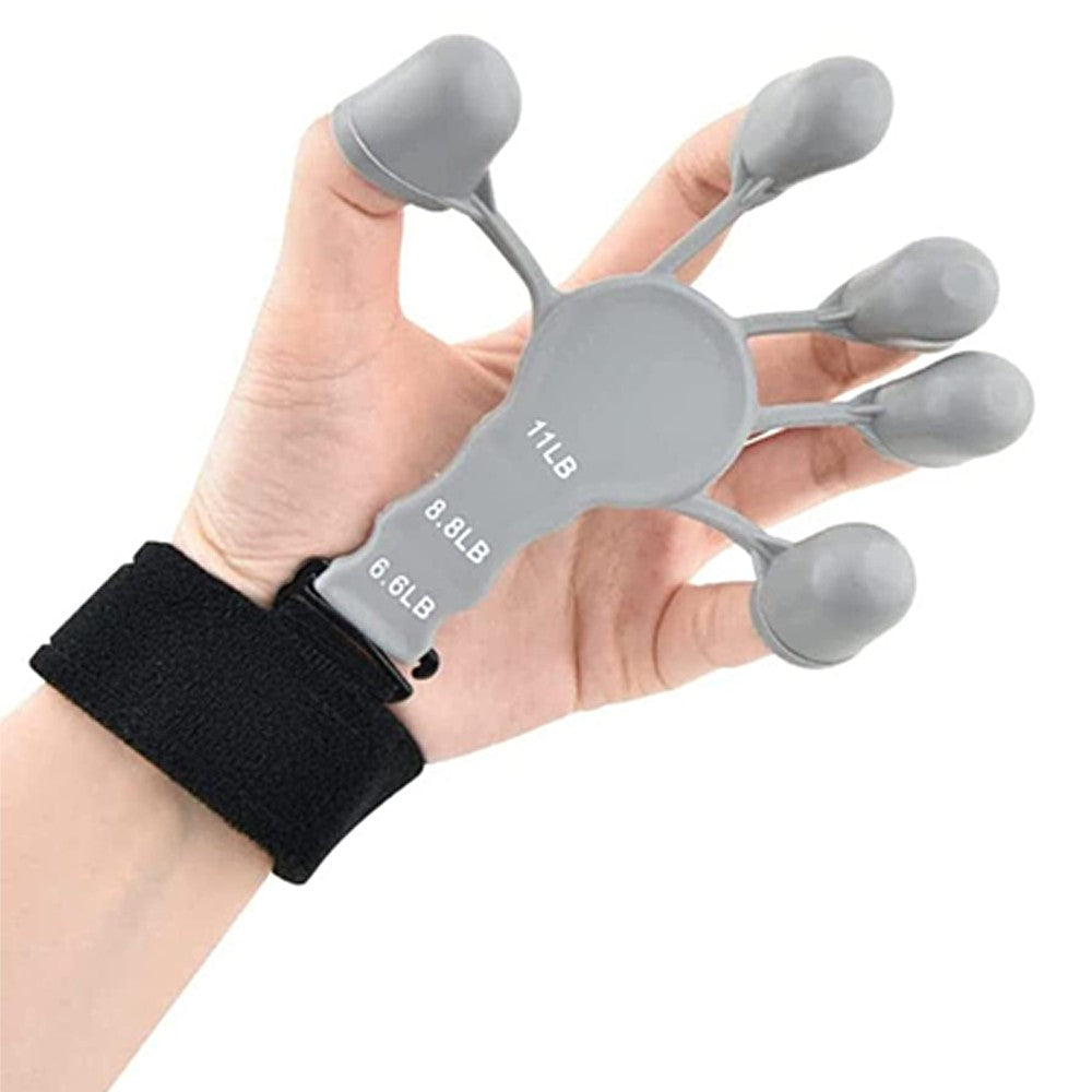 4Pcs Finger Exerciser Hand Grip Strength Trainer Finger Strengthener