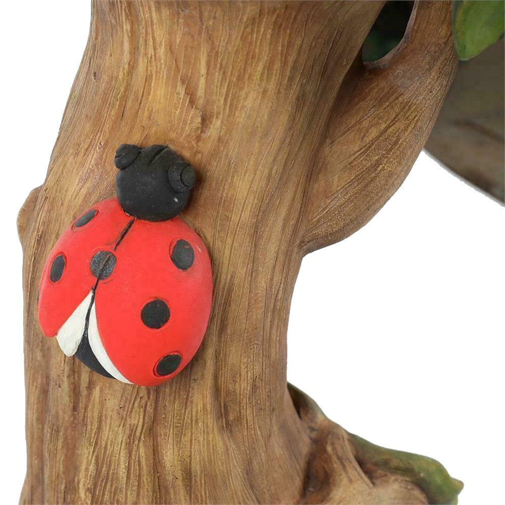 Animal Figurine Bird Feeder Garden Resin Sculptures Statues Decor - Sunflower