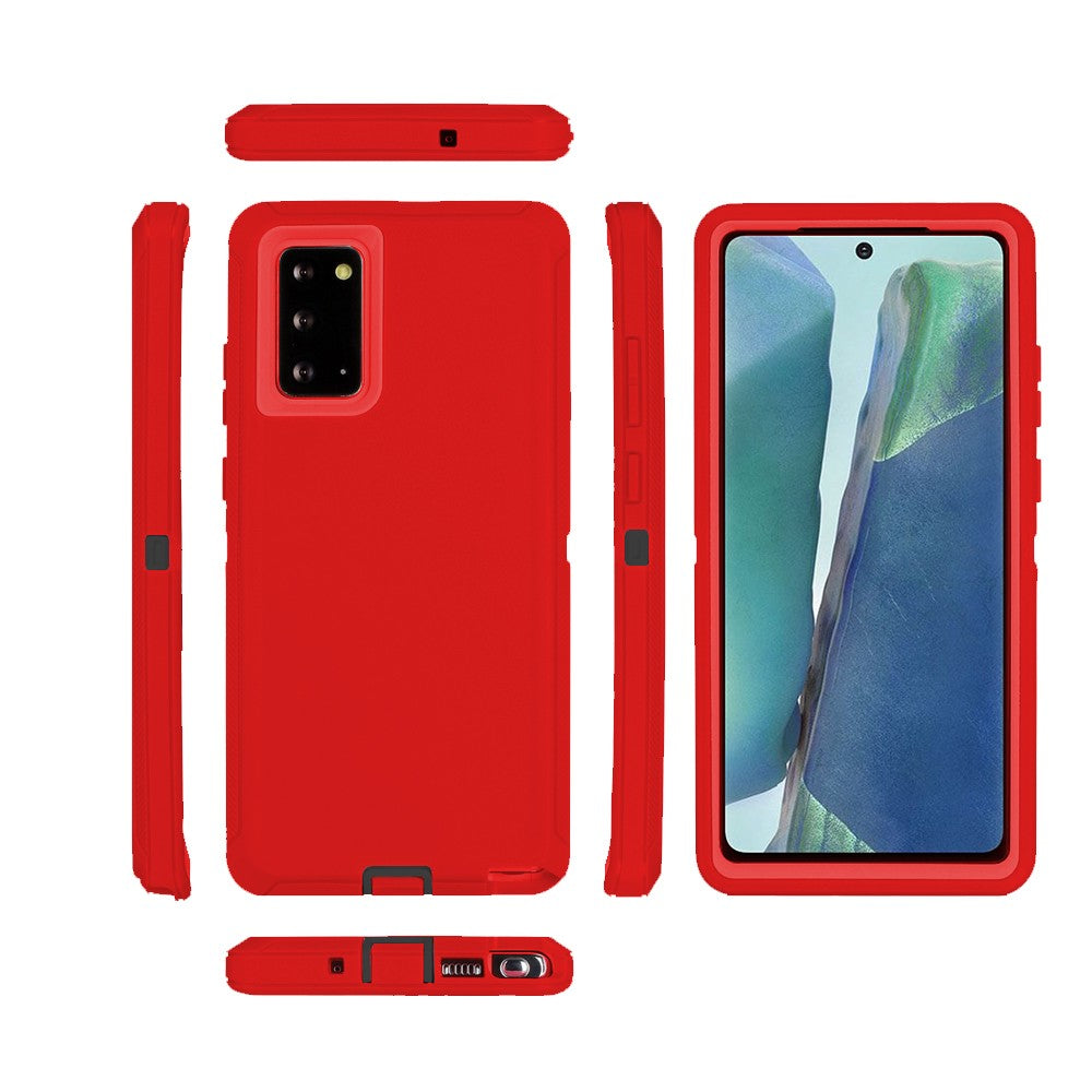 For Samsung Galaxy S24 Plus Phone Case Shockproof Protective Cover - Red