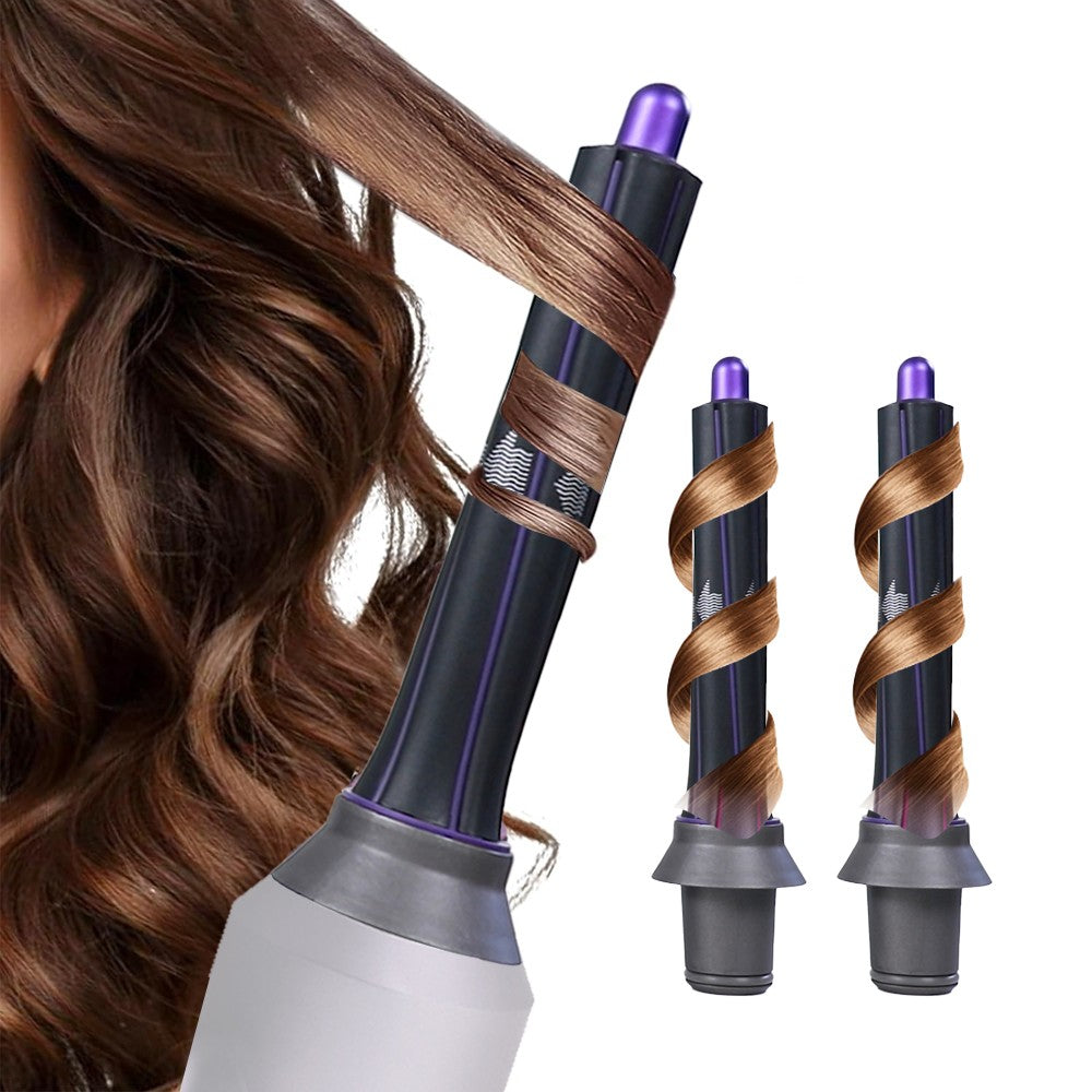 2Pcs 30mm Long Hair Curling Barrels for Dyson Airwrap Styler - Purple