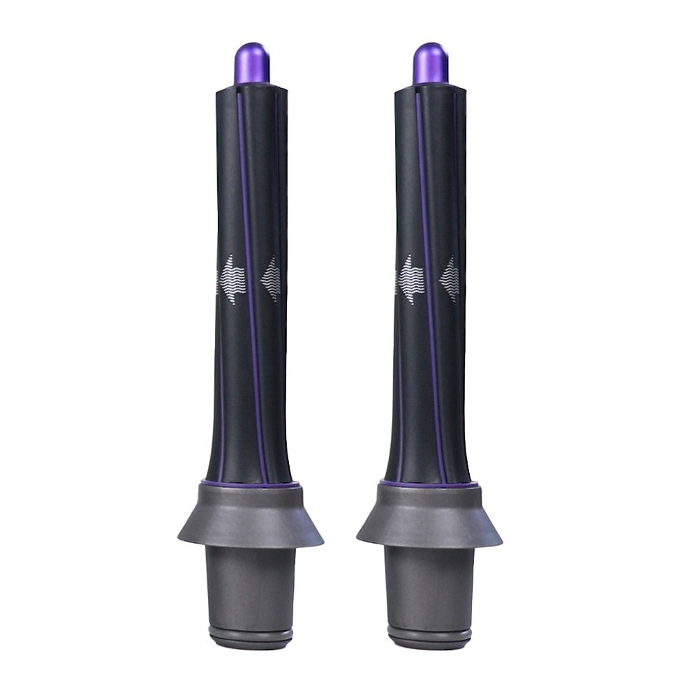 2Pcs 30mm Long Hair Curling Barrels for Dyson Airwrap Styler - Purple