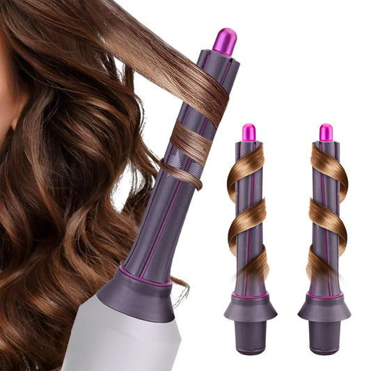 2Pcs 30mm Long Hair Curling Barrels for Dyson Airwrap Styler - Rose Red