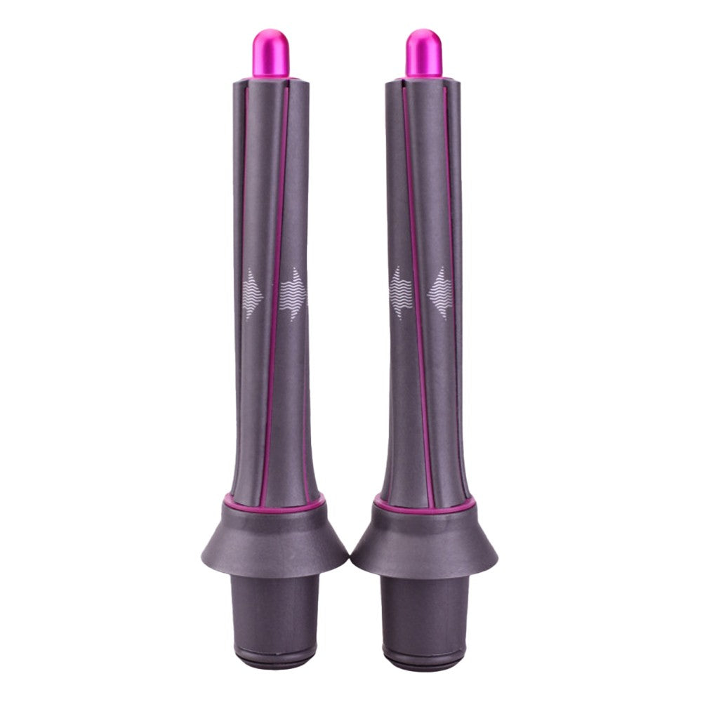 2Pcs 30mm Long Hair Curling Barrels for Dyson Airwrap Styler - Rose Red